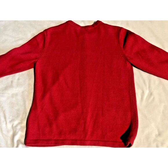 Merry & Bright Christmas Dalmatian Dog Button Up Cardigan Sweater sz M - Picture 8 of 8